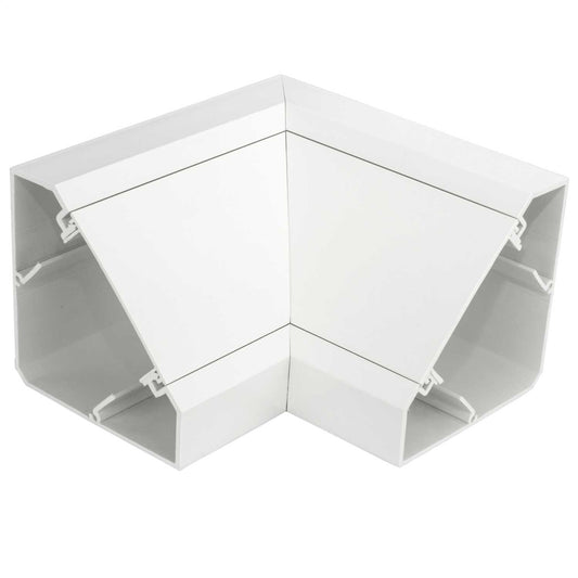 Bench Trunking Internal Angle Fabricated White (Sold in 1's)