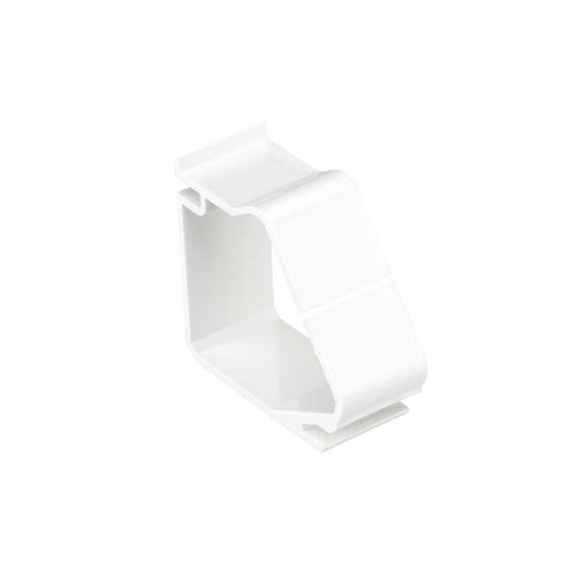 Chamfered Dado Trunking Cable Retainer White for ACD 2 (Sold in 1's)