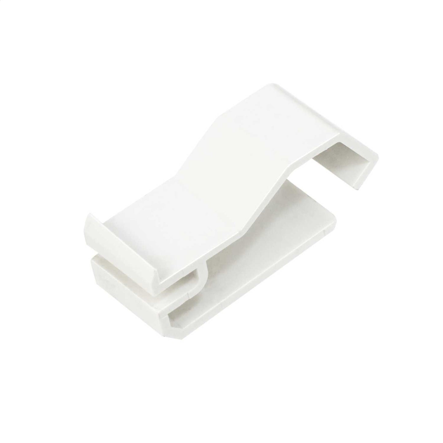 Chamfered Dado Trunking Cable Retainer White for ACD 4 (Sold in 1's)