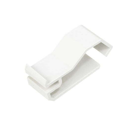 Chamfered Dado Trunking Cable Retainer White for ACD 4 (Sold in 1's)