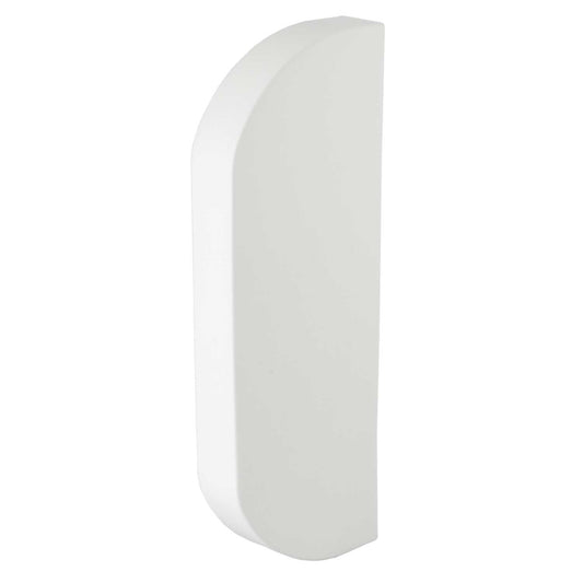 Centaur Radius Dado Trunking End Cap White for ACD 3 (Pack of 2)