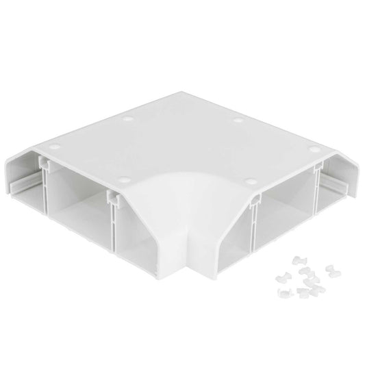 Chamfered Dado Trunking Flat Angle White for ACD 2 (Sold in 1's)