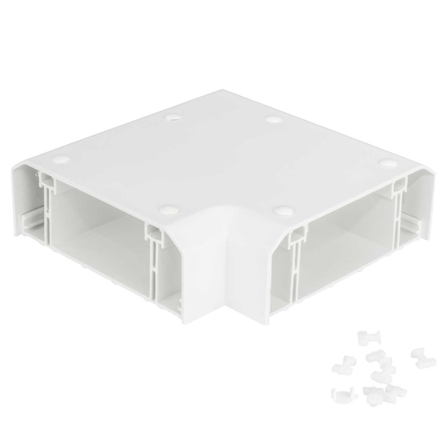 Chamfered Dado Trunking Flat Angle White for ACD 4 (Sold in 1's)