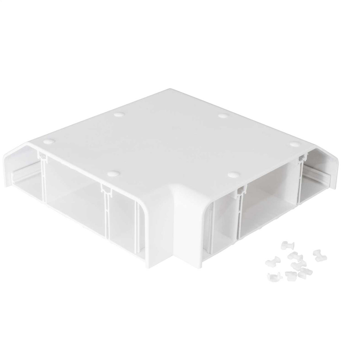 Skirting Trunking Downward Flat Angle White for Askt 3 (Sold in 1's)
