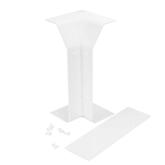 Skirting Trunking Internal Angle White for Askt 3 (Sold in 1's)