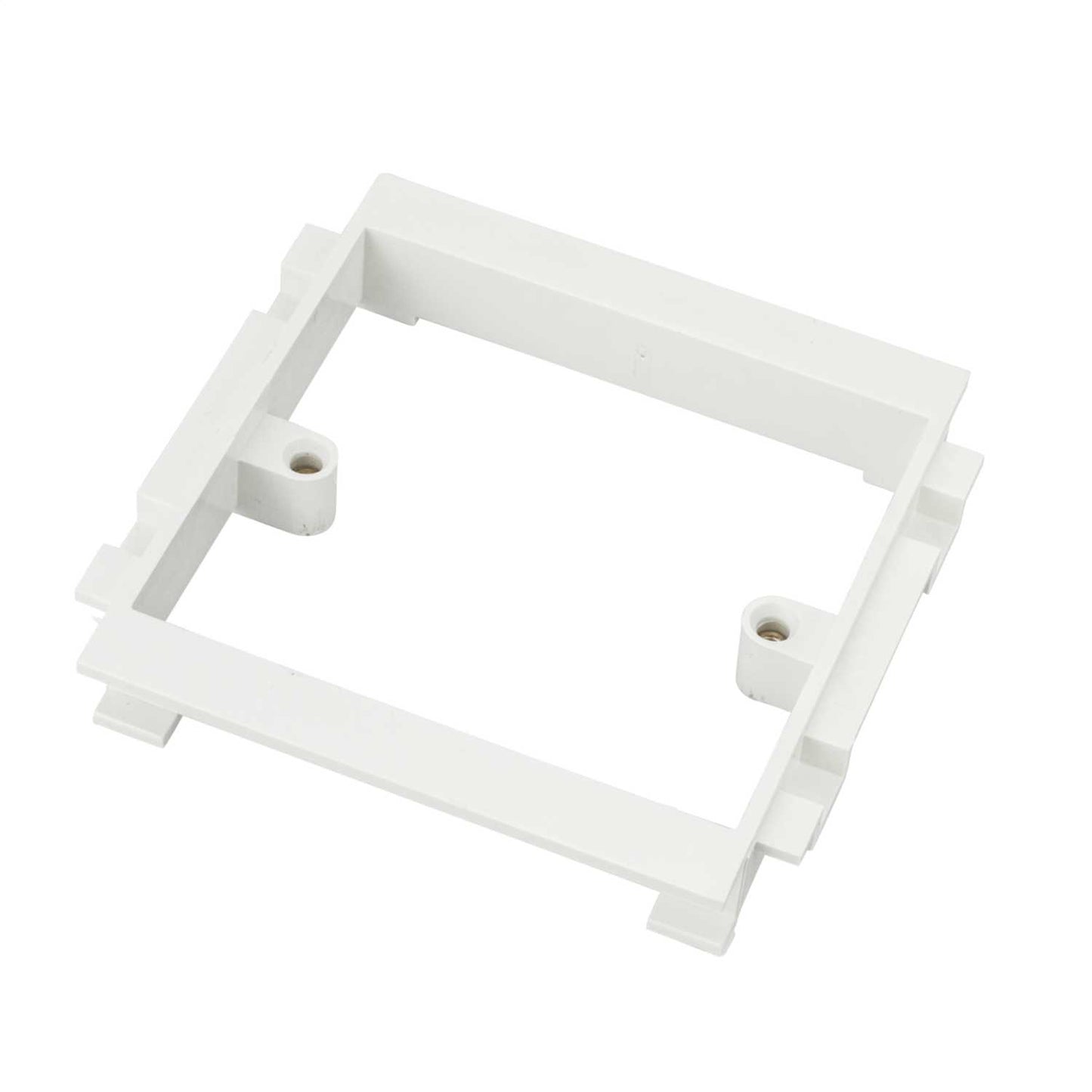 1 Gang Outlet Plate White for Trunking (Sold in 1's)