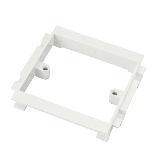 1 Gang Outlet Plate White for Trunking (Sold in 1's)