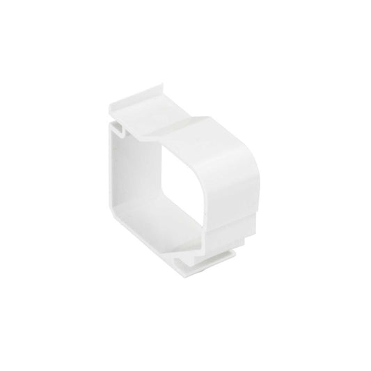 Square Dado Trunking Cable Retainer White (Sold in 1's)