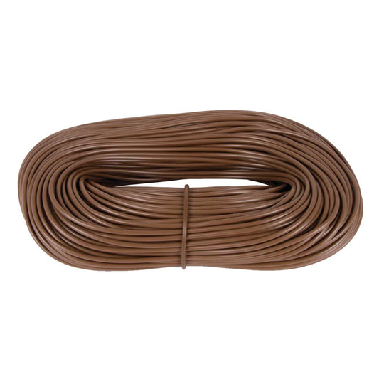 Centaur 3mm PVC Brown Sleeving (100m Hank)