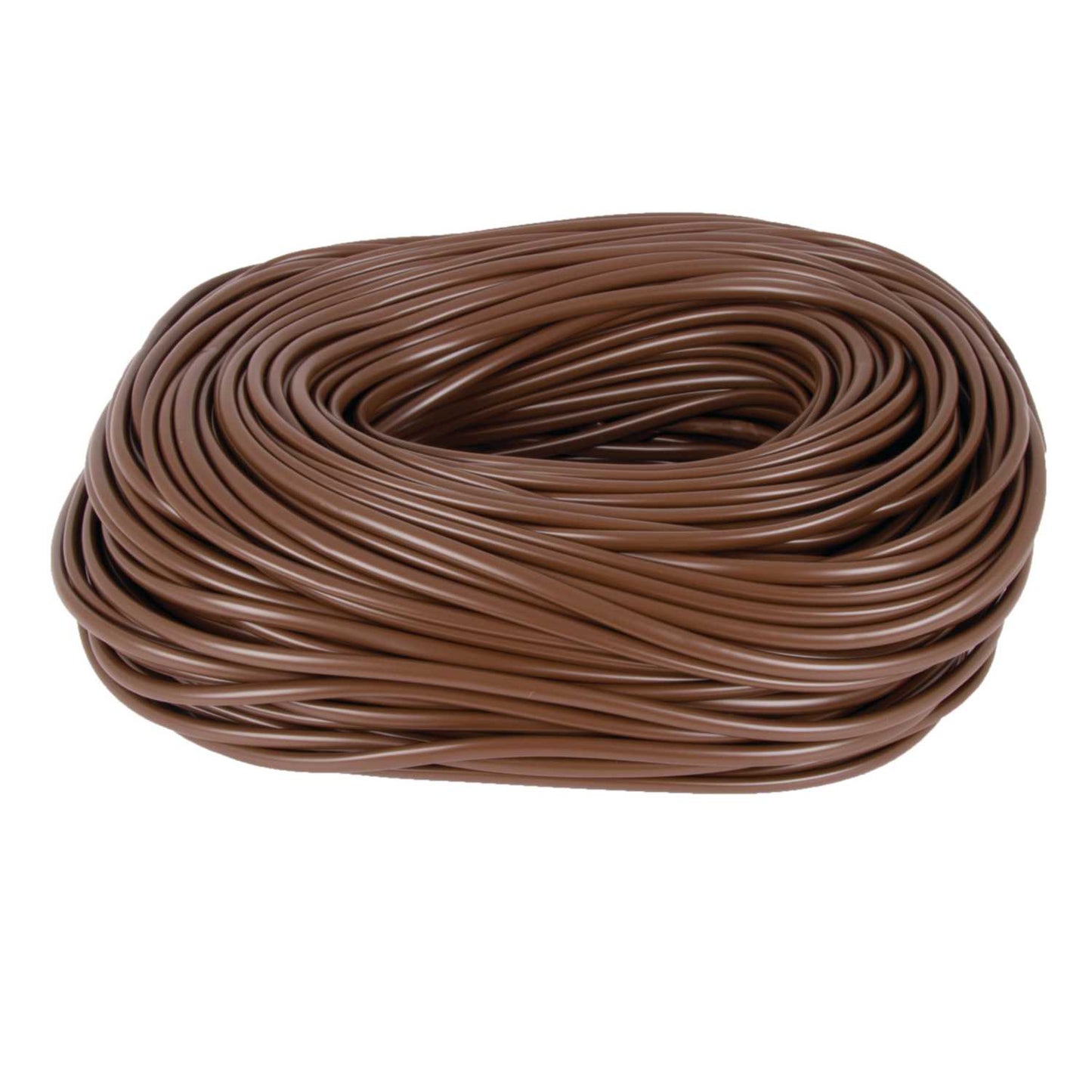 Robson Products 8mm PVC Brown Sleeving (100m Hank)