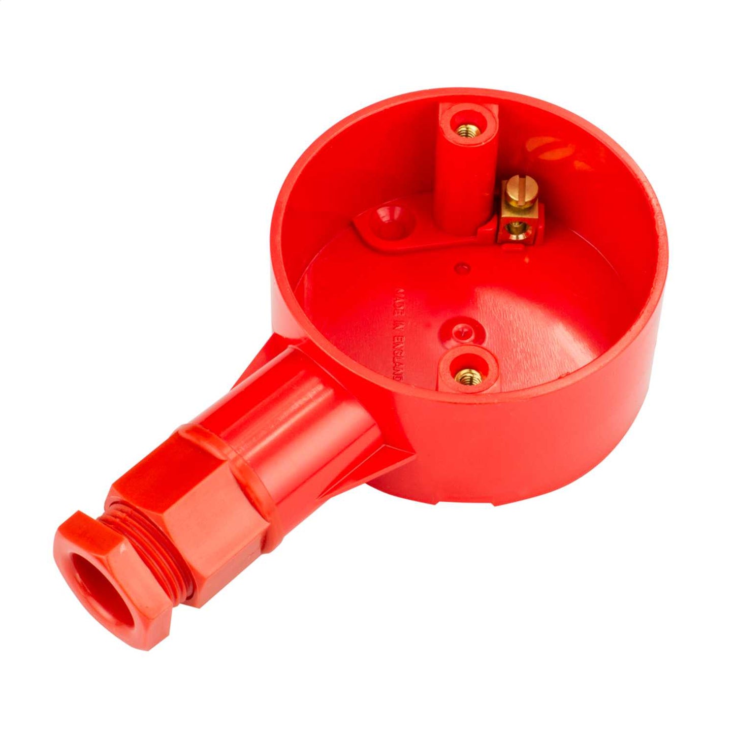 20mm PVC Conduit Terminal Box Red with Gland (Sold in 1's)