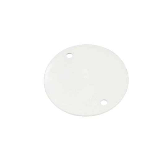 Circular Conduit Box Lid White (Sold in 1's)