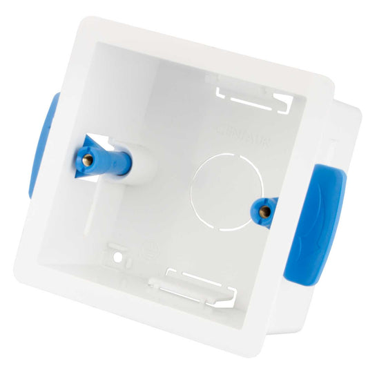 1 Gang Dry Lining Box 47mm White (Sold in 1's)