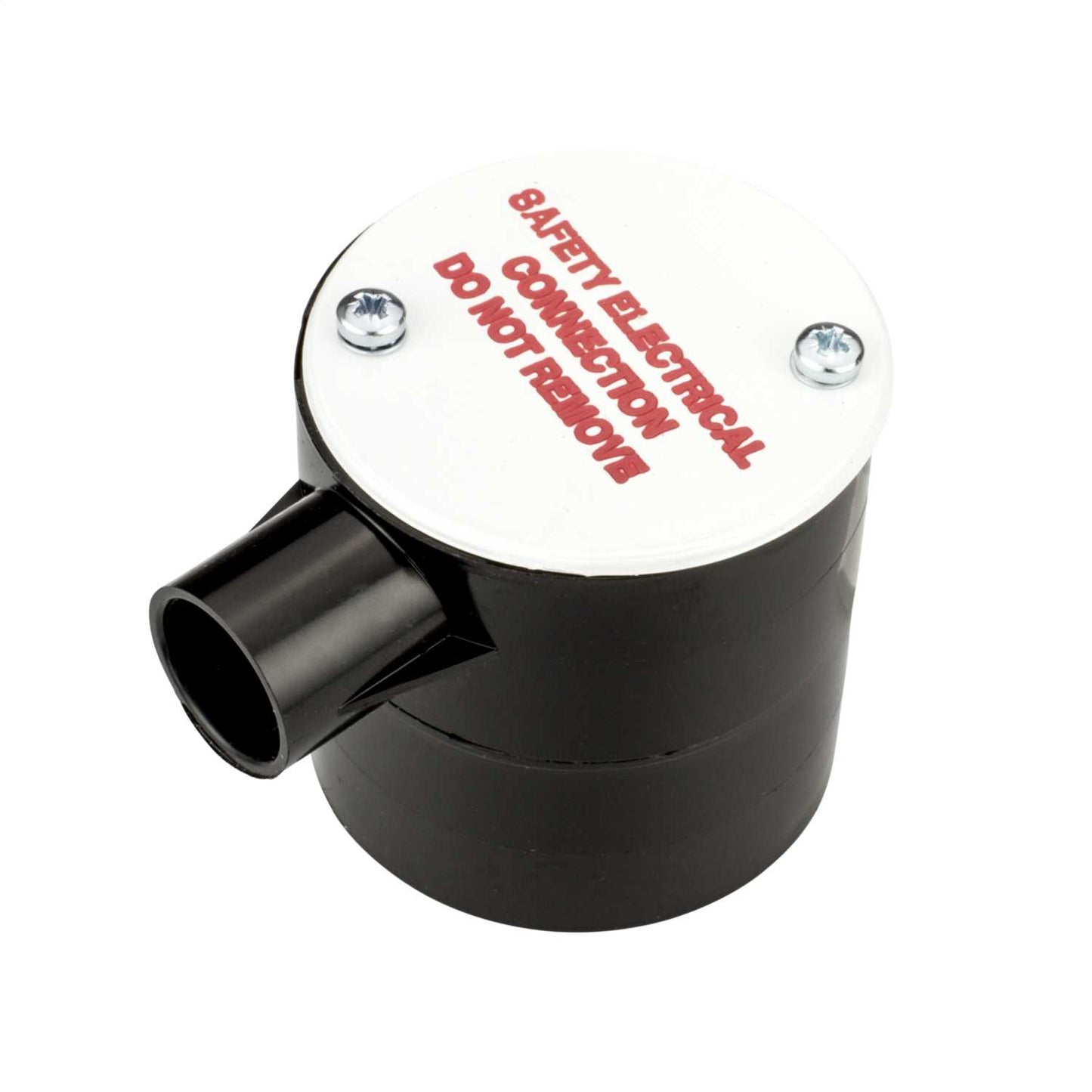 20mm Conduit Earth Electrode Box Black (Sold in 1's)