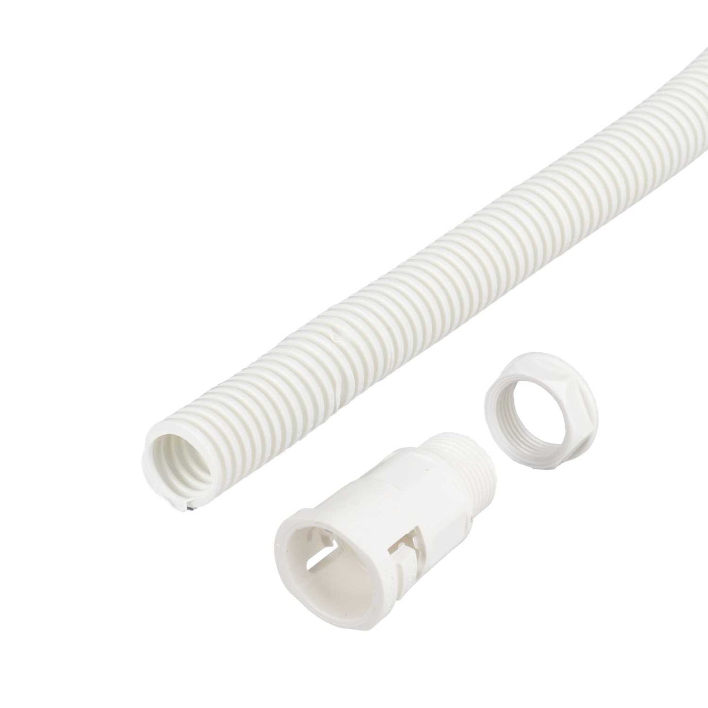 Centaur 20mm Conduit Contractor Pack White (10m Reel and 10 Glands)