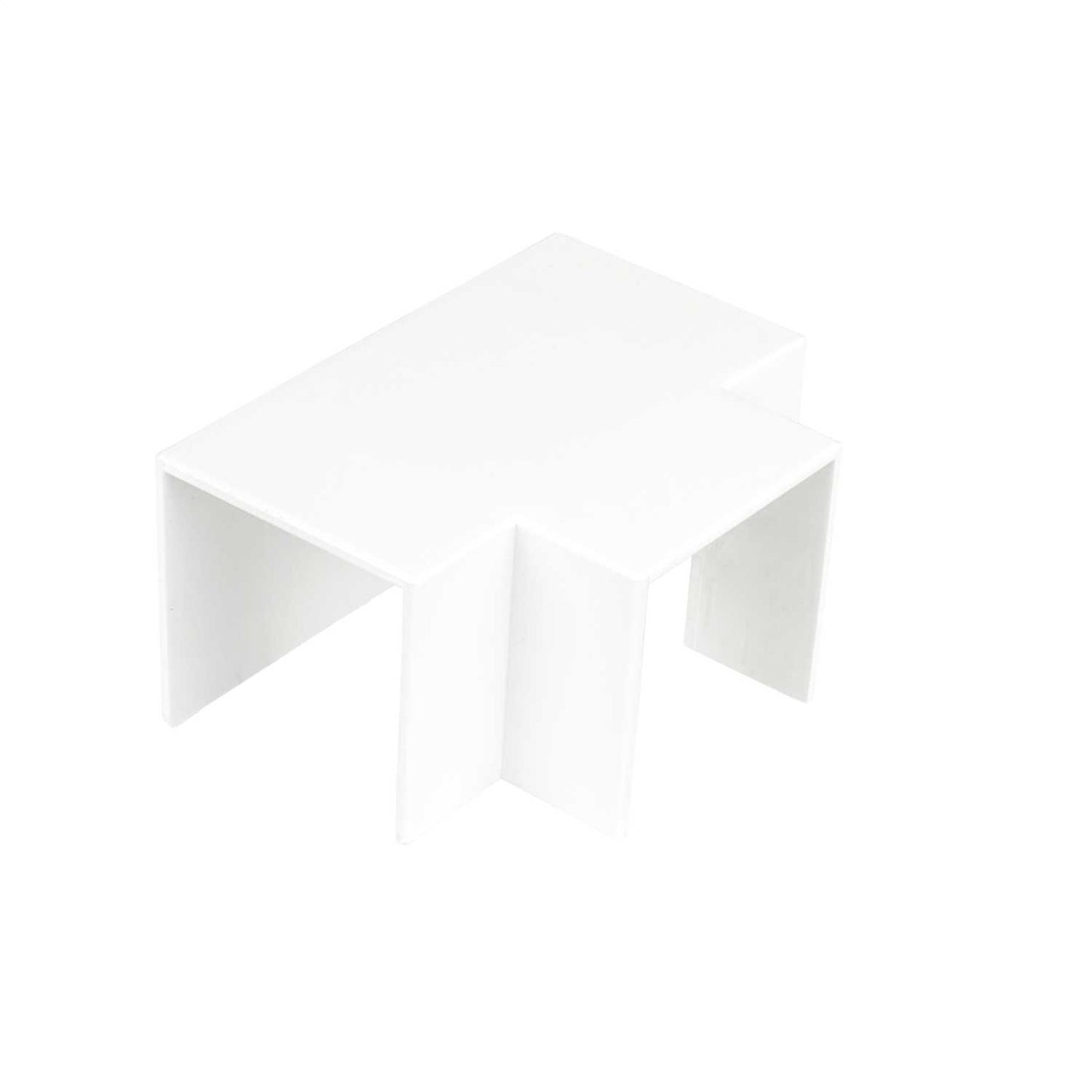 50mm x 50mm Clip On Flat Tee White for CMXT22W (Sold in 1's)