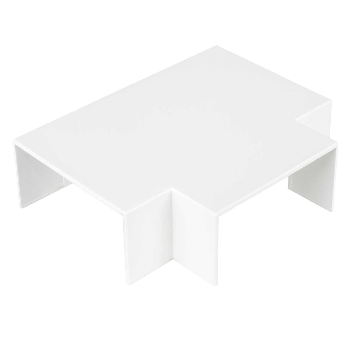 100mm x 50mm Clip On Flat Tee White for CMXT42W (Sold in 1's)