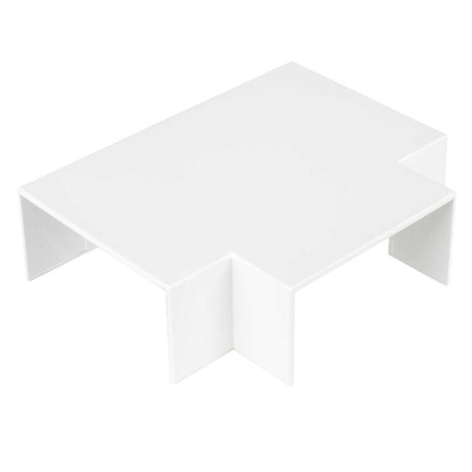 100mm x 50mm Clip On Flat Tee White for CMXT42W (Sold in 1's)