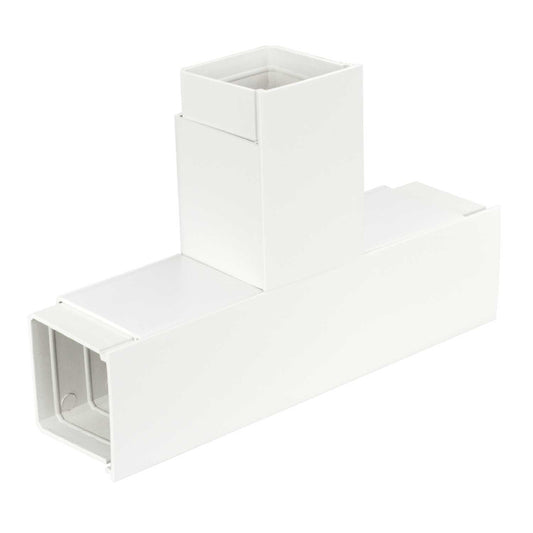 75mm x 75mm Flat Tee White for CMXT33W (Sold in 1's)