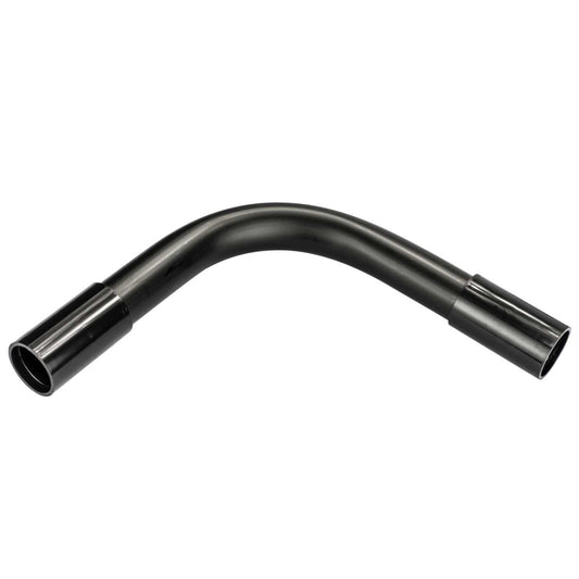 20mm PVC Heavy Gauge Normal Bend fitted with 2 Couplers Black (Sold in 1's)