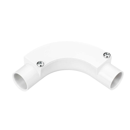20mm PVC Conduit Inspection Bend White (Sold in 1's)