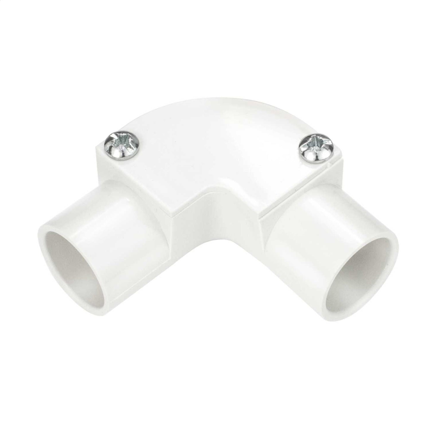 20mm PVC Conduit Inspection Elbow White (Sold in 1's)