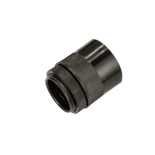 25mm Male Adaptor with Lockring Black (Sold in 1's)