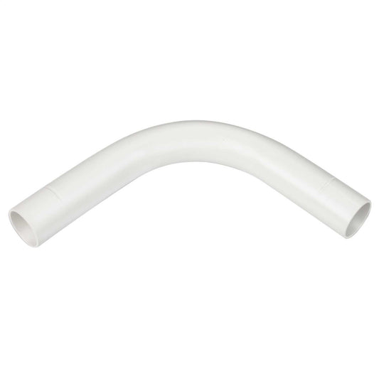 25mm PVC Conduit Slip Bend White (Sold in 1's)