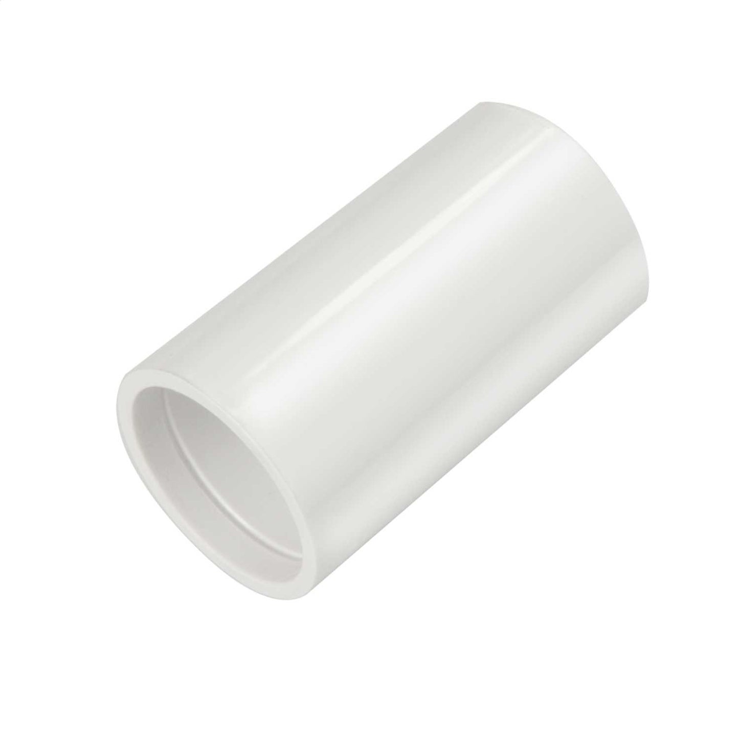 25mm PVC Conduit Straight Coupler White (Sold in 1's)