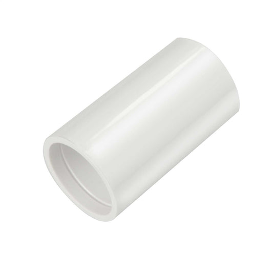 25mm PVC Conduit Straight Coupler White (Sold in 1's)