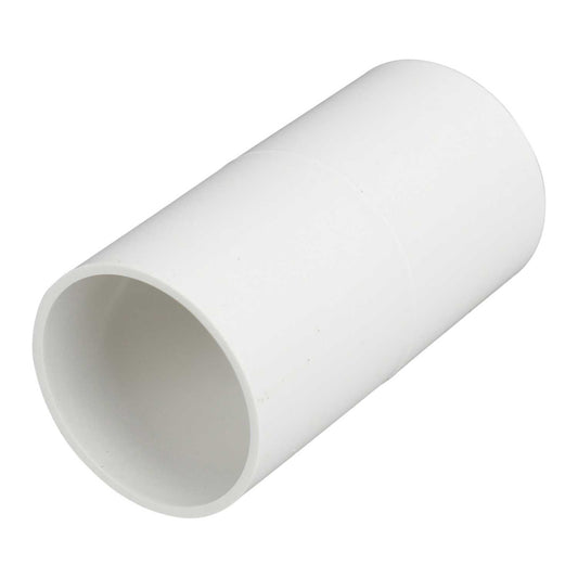 32mm PVC Conduit Straight Coupler White (Sold in 1's)