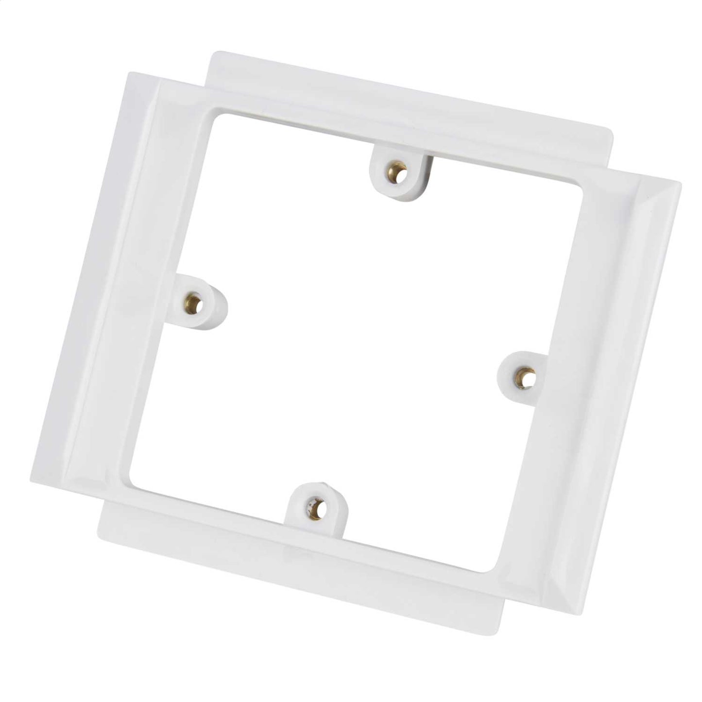 1 Gang Maxi Trunking Socket Plate White (Sold in 1's)