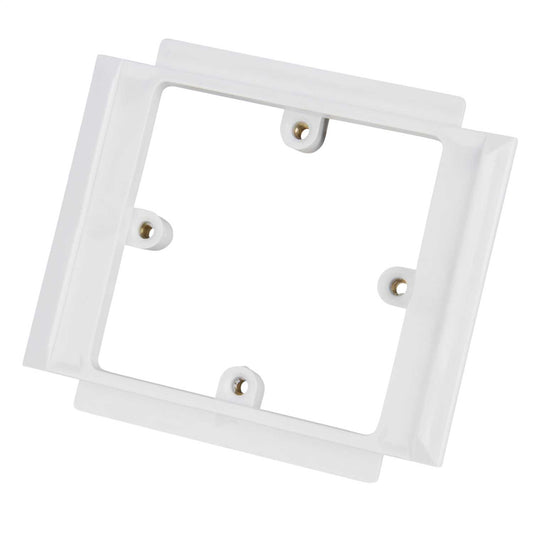 1 Gang Maxi Trunking Socket Plate White (Sold in 1's)
