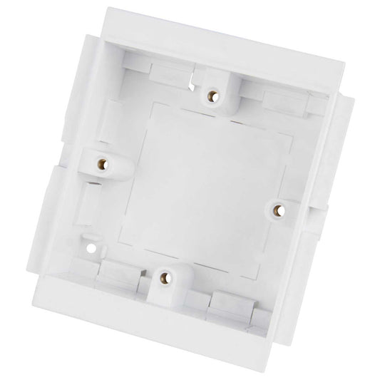 1 Gang 32mm Outlet Box White for CMXT42W Trunking (Sold in 1's)
