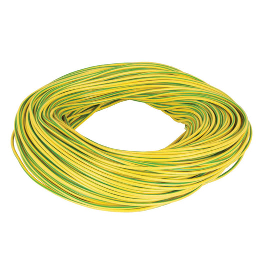 Centaur 2mm PVC Green / Yellow Sleeving (100m Hank)