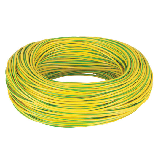 Centaur 3mm PVC Green / Yellow Sleeving (100m Hank)
