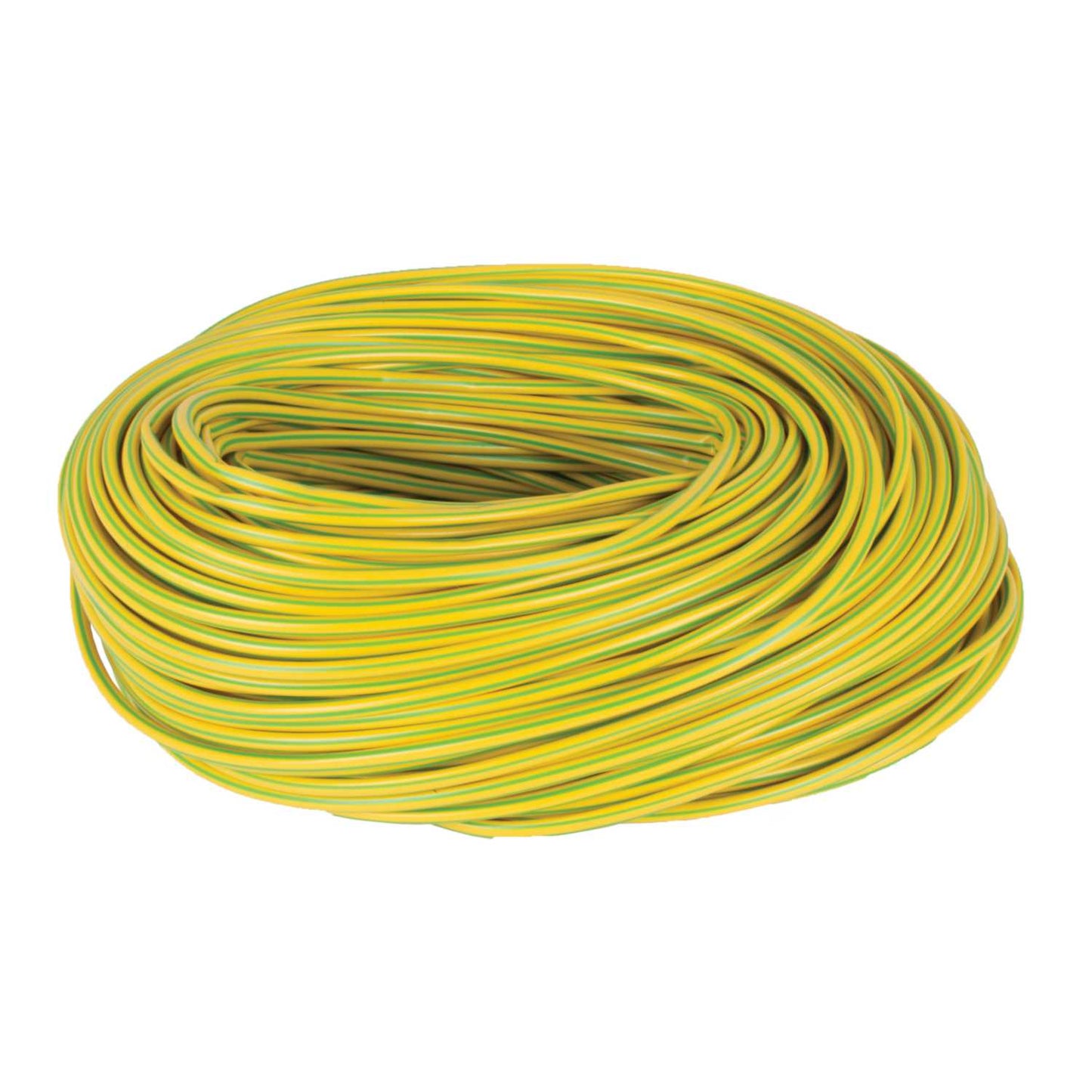 Robson Products 8mm PVC Green / Yellow Sleeving (100m Hank)