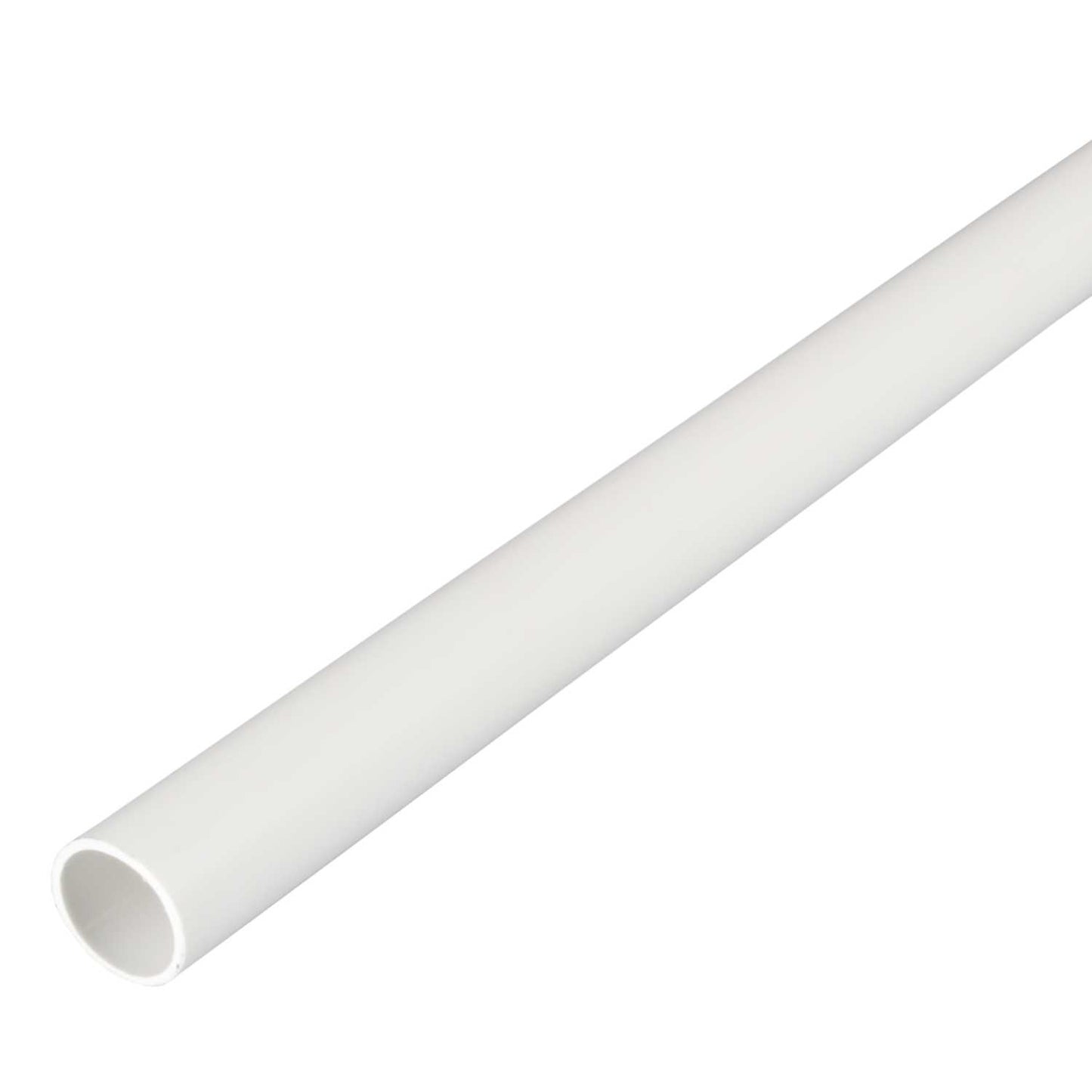 Centaur 20mm PVC Round Conduit Light Gauge White (3m Length)