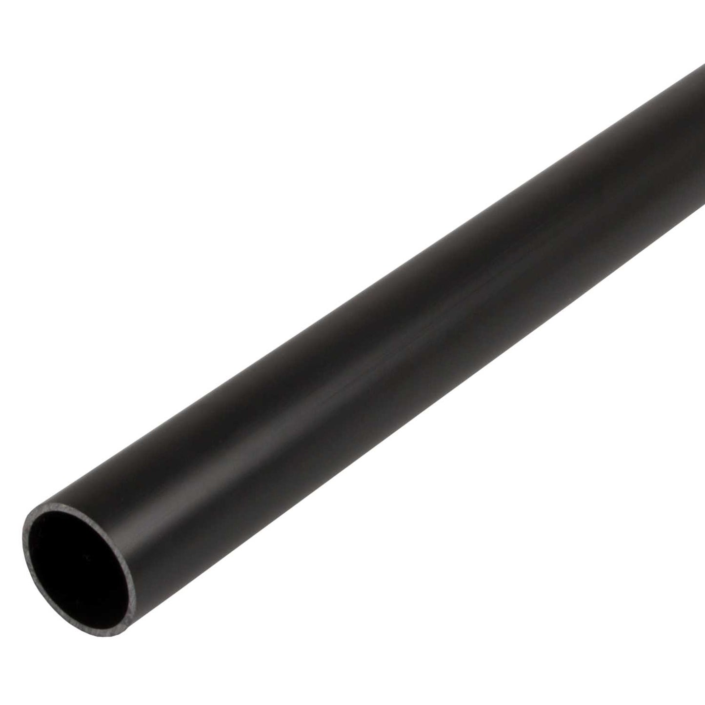 Centaur 25mm PVC Round Conduit Light Gauge Black (3m Length)