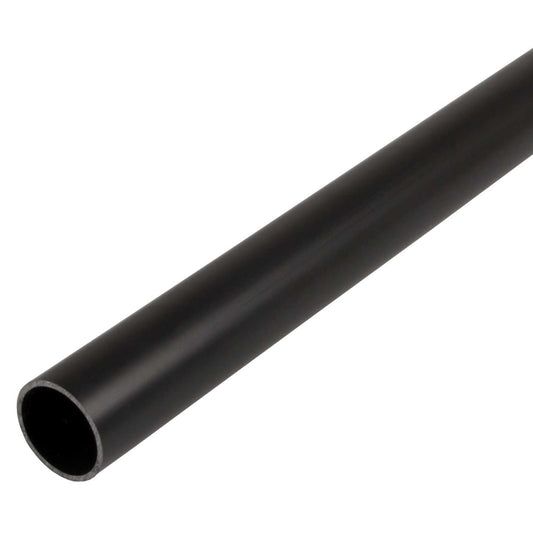 Centaur 25mm PVC Round Conduit Light Gauge Black (3m Length)