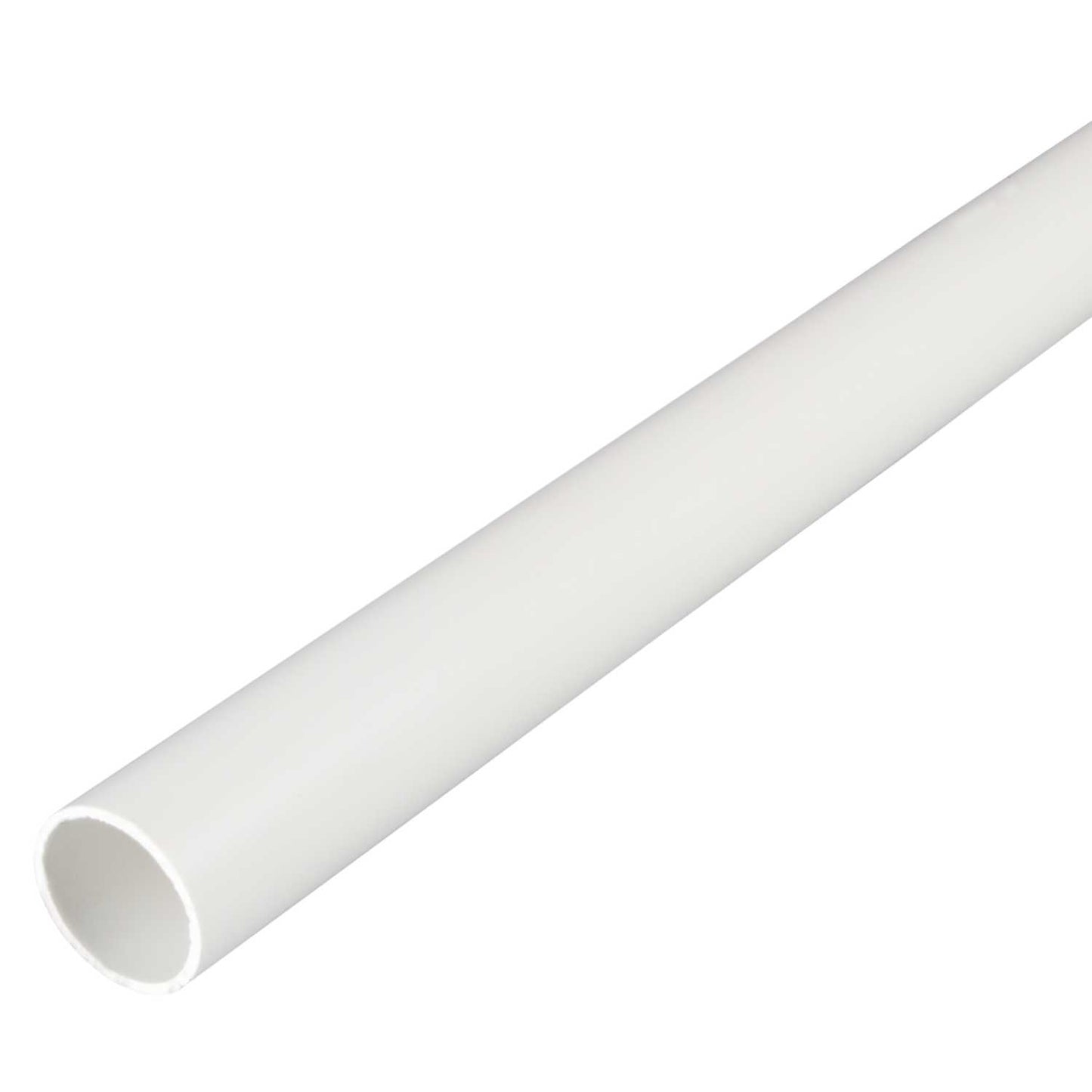 Centaur 25mm PVC Round Conduit Light Gauge White (3m Length)