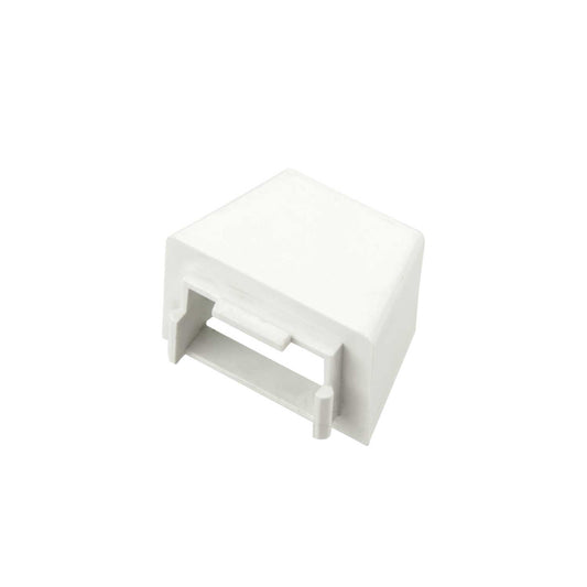 16mm x 16mm Mini Trunking Adaptor White for CMT 1 (Sold in 1's)