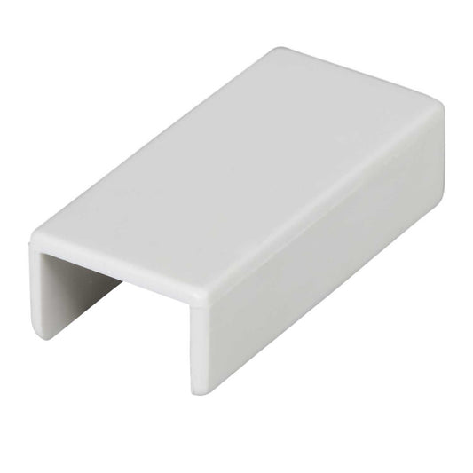 16mm x 10mm Mini Trunking Coupler White (Sold in 1's)