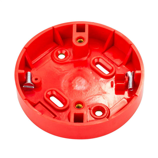 25mm x 16mm/16mm x 16mm Mini Trunking Ceiling Rose Adaptor Red (Sold in 1's)