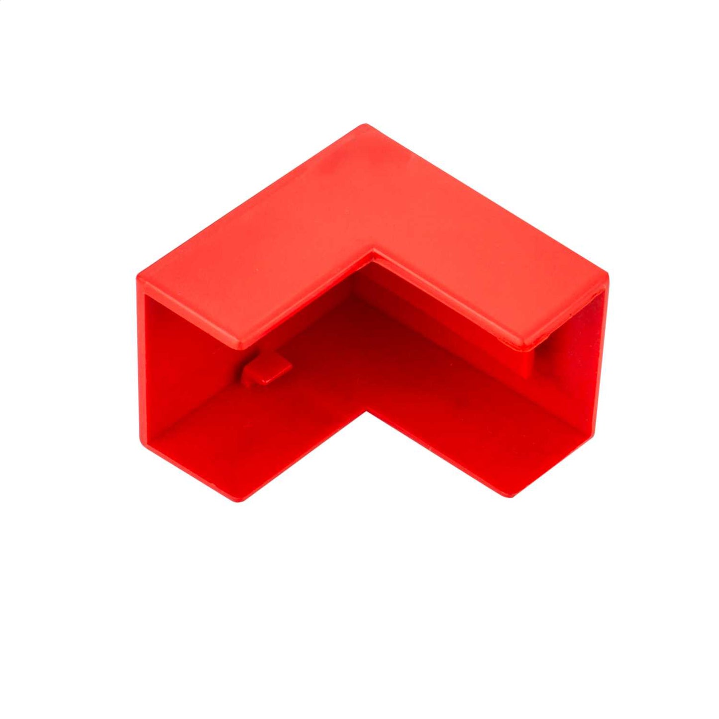 25mm x 16mm Mini Trunking External Bend Red (Sold in 1's)
