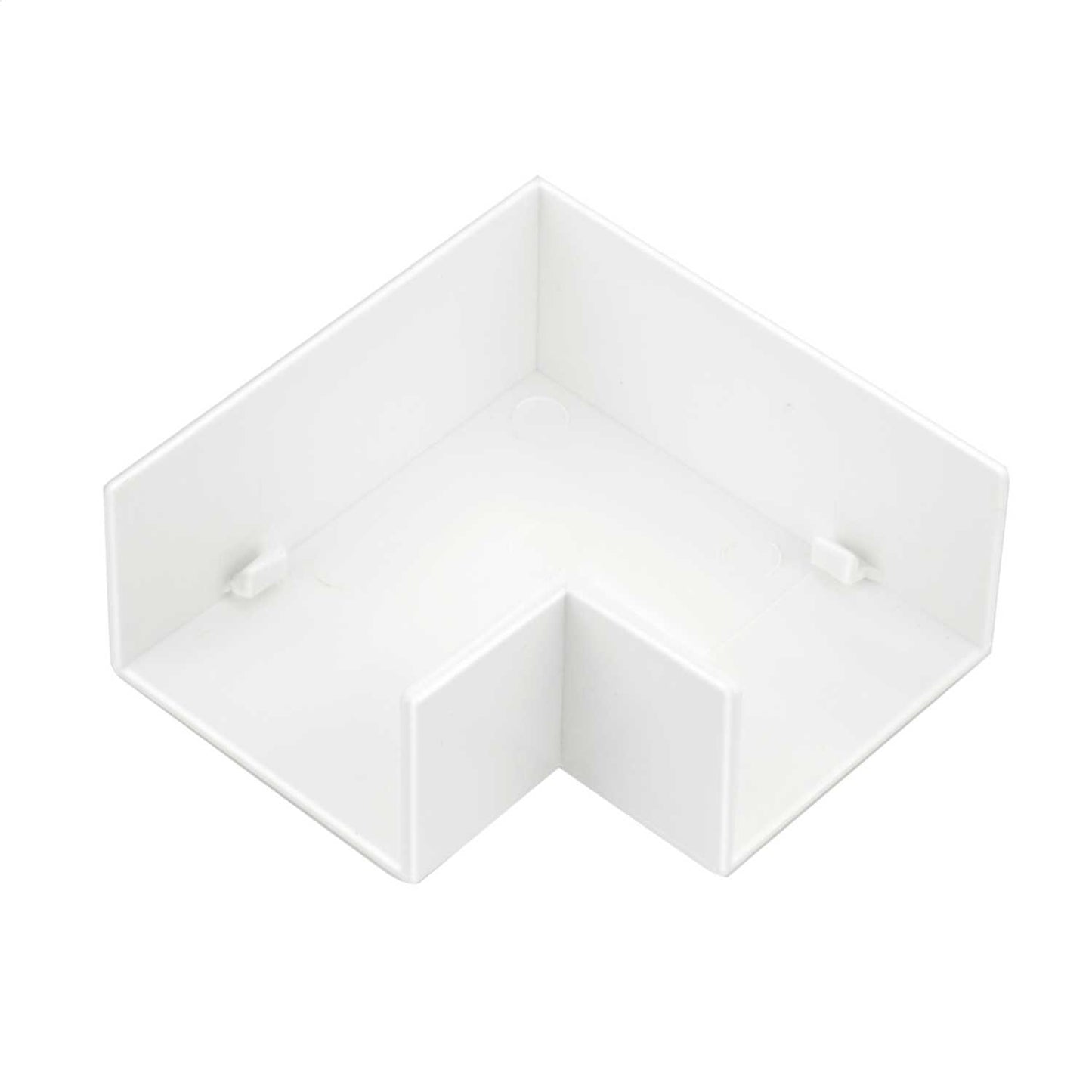Mini Trunking Flat Bend White (Sold in 1's)