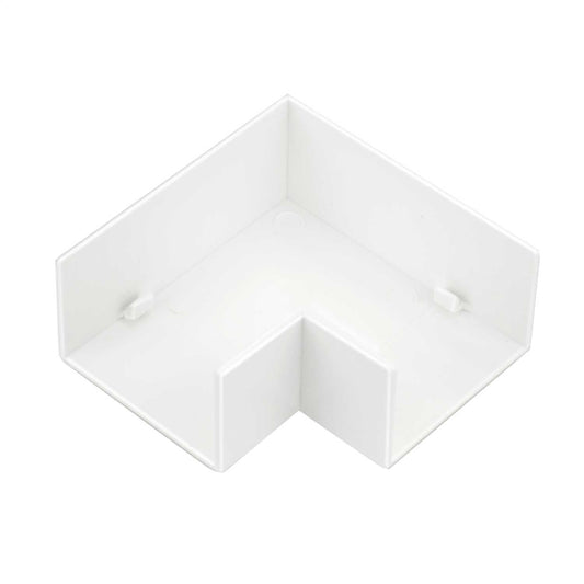 Mini Trunking Flat Bend White (Sold in 1's)