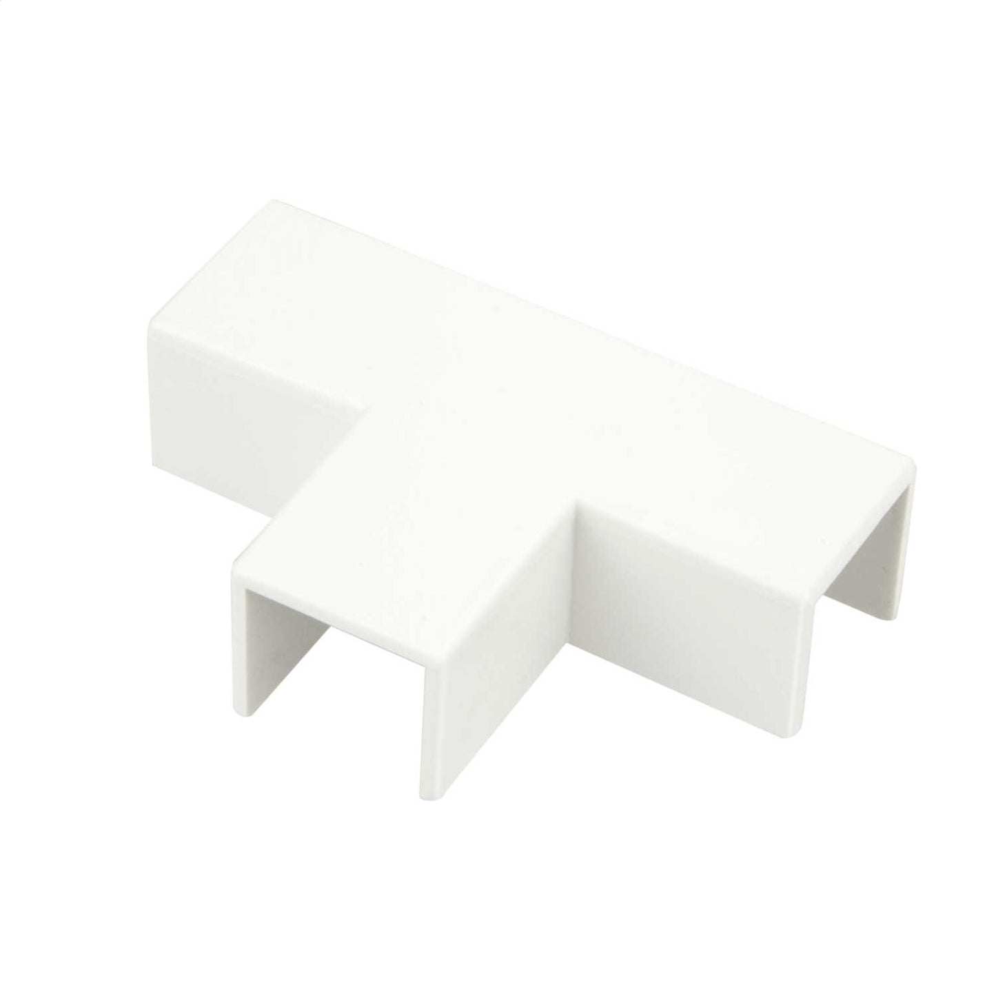 16mm x 16mm Mini Trunking Equal Tee White (Sold in 1's)