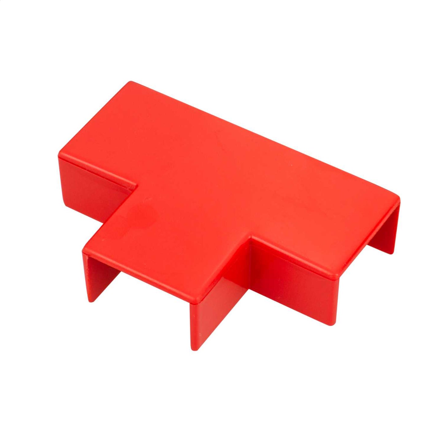 25mm x 16mm Mini Trunking Equal Tee Red (Sold in 1's)