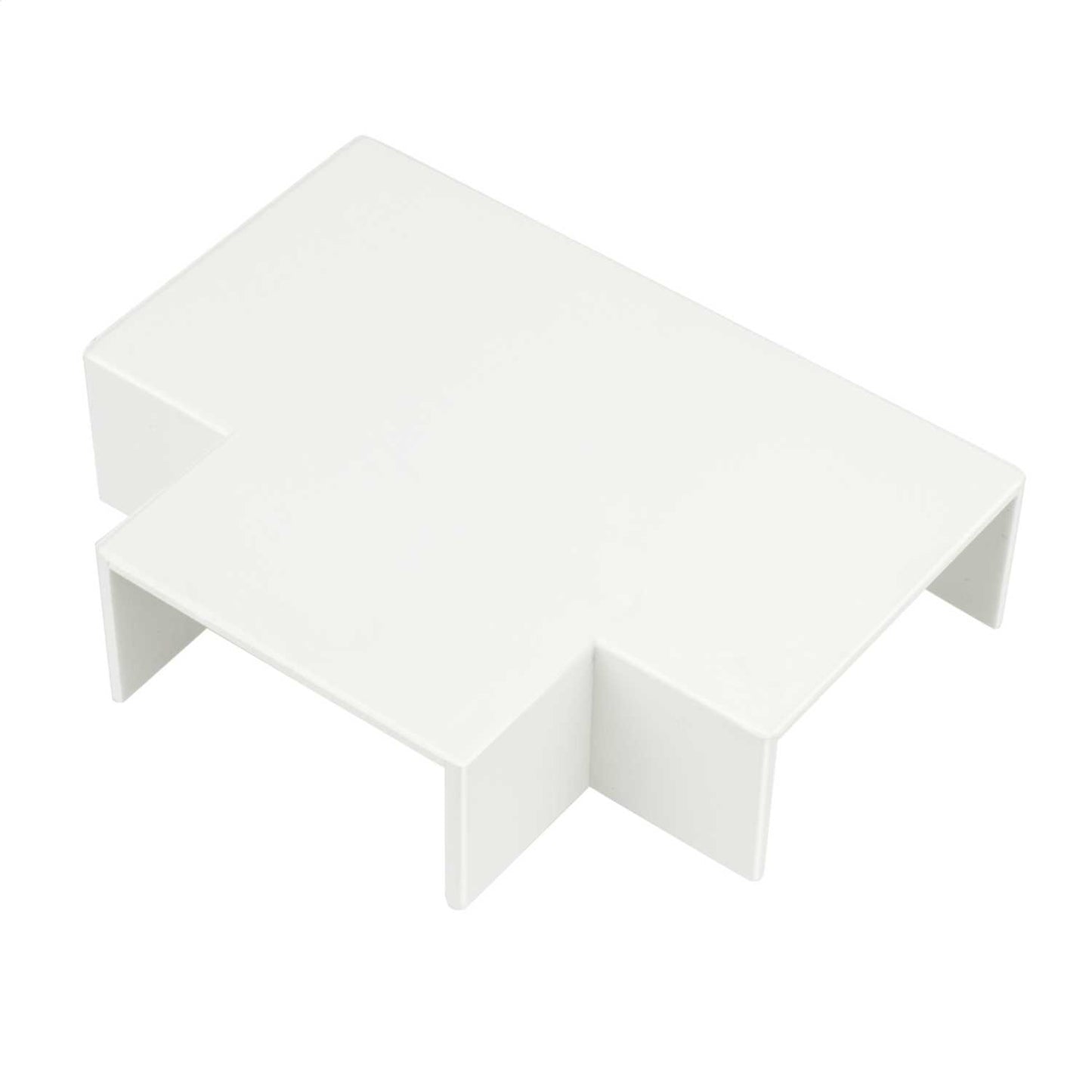 25mm Mini Trunking Equal Tee White (Sold in 1's)